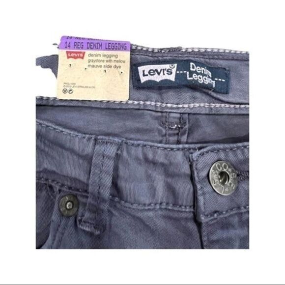 NWT Levis Denim Legging gray and pink size 14 reg - Picture 2 of 9